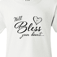 thumbnail image 4 of Inktastic Well Bless your Heart with Calico Print Youth T-Shirt, 4 of 5