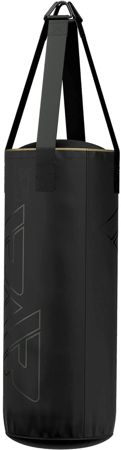 RDX Kids Maya Hide NTEARX Leather Punching Bag with Kara Bag Gloves, 2 ft, Black