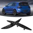 thumbnail image 3 of Khall Glossy Black Reflector,2Pcs Gloss Black Rear Bumper Reflector Delete Set Fit For MK7 R R‑Line 2013‑2016,Car Accessory, 3 of 8