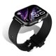 thumbnail image 2 of Hombres Reloj inteligente Digital Bluetooth Compatible con la pantalla Táctil Táctil Reloj de pulsera Fitness Tarifa cardíaca Música Reproductor SmartWatch Electronics Black Silicone Strap Inevent EL005787-04B, 2 of 6