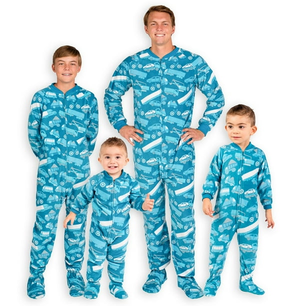Footed Pajamas Footed Pajamas Family Matching Transportion Onesies
