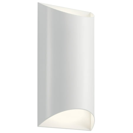 

Kichler 49279Led Wesley Light 14 Tall Led Outdoor Wall Sconce - White