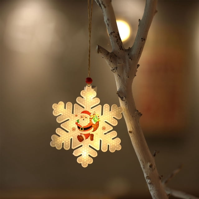 Colgante de decoración navideña, luz nocturna, bar, tienda, ventana, festival, decoración de árbol, suministros, diseño de escena