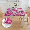 thumbnail image 2 of Acheng Monkey Square Tablecloth with Elastic Edge 100% Polyester Fiber 36*36, 2 of 8