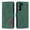Green, variant on for Samsung Galaxy S23 Plus Wallet Case, Premium PU Leather Flip Folio Cover with Card Slots Holder Magnetic Clasp Kickstand, Soft TPU Shockproof Lens Protection Case for Samsung Galaxy S23 Plus,Blue