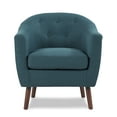thumbnail image 2 of Homelegance 31in Lucille Collection Single Living Room Accent Chair, Blue, 2 of 6