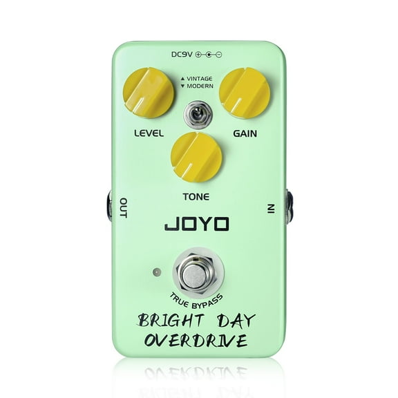 JOYO JF-25 Overdrive Pedal with Modern/Retro Tone High Gain for Electric Guitar Bass