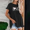 thumbnail image 2 of Camiseta de manga corta estampada casual para mujer OAVQHLG3B Store  lin121212, 2 of 5
