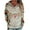 Gray, variant on Fesfesfes Women Hooded Casual Long Sleeve Hoodie Printed Ladies Tops Sweatshirts Tops on