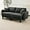 Dark Gray, variant on Modular Sectional Sofa, 3-Seat Cloud Couch Style Boucle Fabric Recliner, L Shaped Couch for Living Room Shell-Shaped Armrests Cylindrical Legs Green Sofa with Ottoman, Bedroom, Apartment