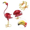 thumbnail image 4 of Animal Shape Iron Plant Pot, Flamingo Shape Flower Pot Creative Sculpture  For Porch, 4 of 8