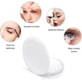 thumbnail image 4 of Round Compact Mirror, Portable Mirror 1X/10X Magnifying Double-Sided Handheld Mini Mirror for Wallet Pocket Mirror and Travel Makeup Mirror, Essentials Items Women and Girls (Black), 4 of 5