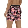 thumbnail image 3 of Rocae Lilies Flowers for Stretch Moisture-Wicking Underwear,Men's Underwear Boxer Briefs X-Large, 3 of 9