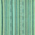 thumbnail image 1 of Ahgly Company Indoor Square Abstract Light Blue Modern Area Rugs, 3' Square, 1 of 4