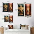thumbnail image 4 of Designart "Bodhi Enlightenment in Future Minimalism VIII" Modern Geometric Wall Art Set Of 2 - Modern Gold Gallery Wall Set For Home Decor, 4 of 6