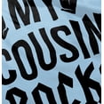 thumbnail image 5 of My Cousin Rocks Family Musician Toddler Boy Girl T Shirt Infant Toddler Brisco Brands 3T, 5 of 6