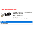 thumbnail image 2 of Tail Light Bulb Holder - Compatible with 1985 Buick LeSabre, 2 of 2