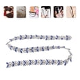 thumbnail image 4 of Rhinestone Chain, Gift Rhinestone Chain Trim Clear Glass Rhinestone Electroplating Decoration Leaf Shape  For Earring Belt Red,Green,Champagne,Royal Blue, 4 of 8