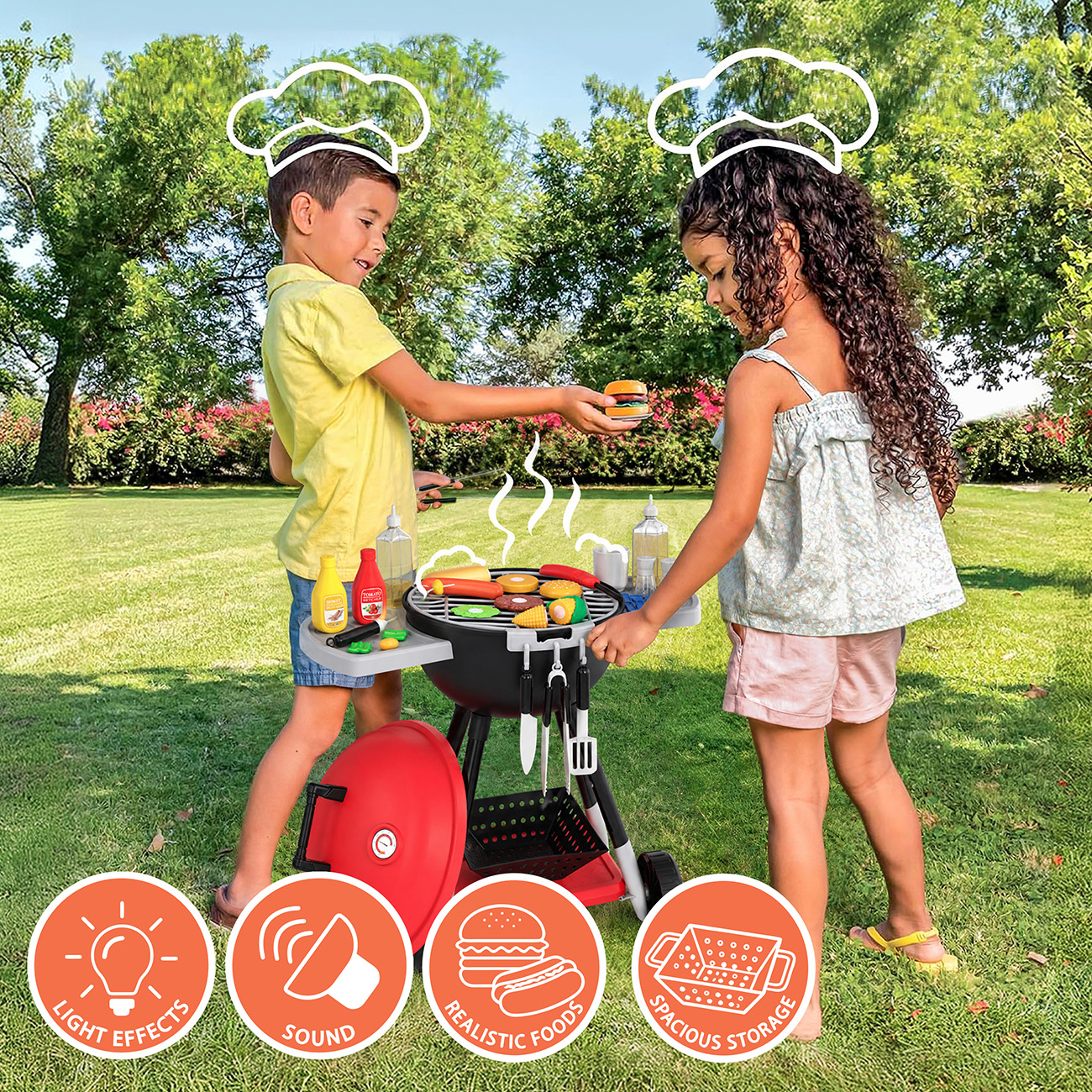 Joyfy BBQ Grill Play Set for Kids 34-Piece photo 6