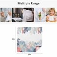 thumbnail image 5 of Coastal Starfish Cloth Napkins, Ocean Weeping Coral Beach Conch Washable and Reusable Dinner Napkins Set of 8, Table Napkin for Kitchen Party Birthday Wedding Hotel Housewarming 20"x20", 5 of 9