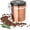Bronze, variant on Mixpresso 16 Oz Stainless Steel Airtight Coffee Canister Vacuum Sealed