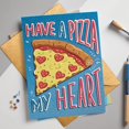 thumbnail image 2 of Tarjeta de felicitación Podagree Funny Pizza para el Día de San Valentín, 20 x 13,5 cm, 2 of 7