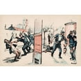 thumbnail image 2 of Mihály Biró 24x17 Black Ornate Framed Double Matted Museum Art Print Titled: Extreme Violence Against Workers (1920), 2 of 5