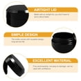 thumbnail image 2 of HONMEET 8pcs Black PP Skincare Jars Cosmetic Storage Containers for Creams and Lotions, 2 of 8