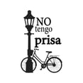 thumbnail image 1 of Vinil Decorativo Adhesivo P/Pared MarkProMX Negro Hogar 60x90cm PrevenShopMX Frase Tranquilidad No tengo prisa, 1 of 3