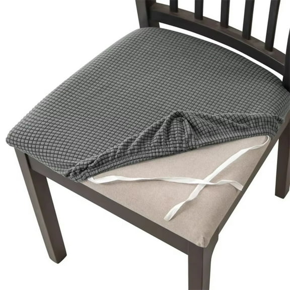 ATJIA Dining Chair Covers Stretch Jacquard Washable Chair Seat Covers Protector Chair Cushion Kitchen Dining Home Slipcovers