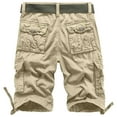 thumbnail image 5 of Felirenzacia Men's Workwear Shorts With Multiple Pockets Zipper Straight Leg Five Piece Pants, Casual Outdoor Sports Shorts Pants, 5 of 6