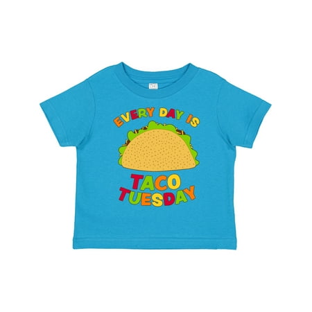 

Inktastic Every Day is Taco Tuesday Boys or Girls Toddler T-Shirt