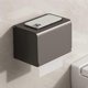 thumbnail image 1 of Aluminum Alloy Toilet Paper Holder Wall Mounted No Drilling Bathroom Tissue Box, 1 of 4