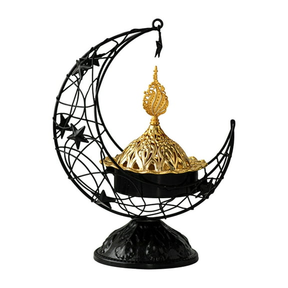 Zatoumnr Metal Decorative Incense Burner Portable Charcoal Stove for Household Use Retro Style Home Fragrance Essential