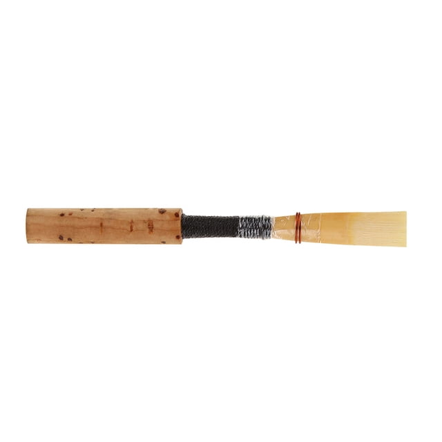 Oboe Reeds for Professional & Student Oboists, Handcrafted Cane Reeds with Clear Plastic Tube Sleeve, Wind Instrument Accessory