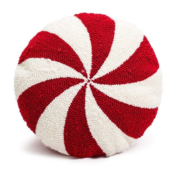 Almohada Felpa Esponjosa en Forma Espiral Navidad para Fiestas