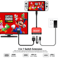 thumbnail image 5 of GKEAPZA Switch Dock for Nintendo Switch/OLED Switch Dock station,3-in-1 Portable TV Dock with 4K HDMI USB 3.0 Port USB C PD 100W Charging,Travel Docking Station Replacement for Switch, 5 of 6