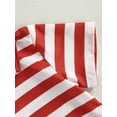 thumbnail image 6 of Bagilaanoe 4th of July Clothes for Toddler Baby Boys Contrast Color Stripe Stars Short Sleeve Shirt Tops + Shorts 1-6T Kids Independence Day Outfits 2pcs Short Pants Set, 6 of 9