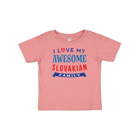 

Inktastic Slovakia Awesome Slovakian Family Gift Baby Boy or Baby Girl T-Shirt