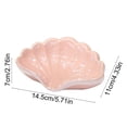 thumbnail image 3 of Oefntac Soap Tray Ceramic Soap Tray Drainage Non Porous Soap Box Handwashing Basin Kitchen Bathroom Organizer Fast Drying Porcelain Home Countertop Sink Decor, 3 of 6
