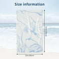 thumbnail image 4 of Inked Marble Large Beach Towel - Plush Thick Cotton Pool Towel, Adult Beach Towels, 4 of 17