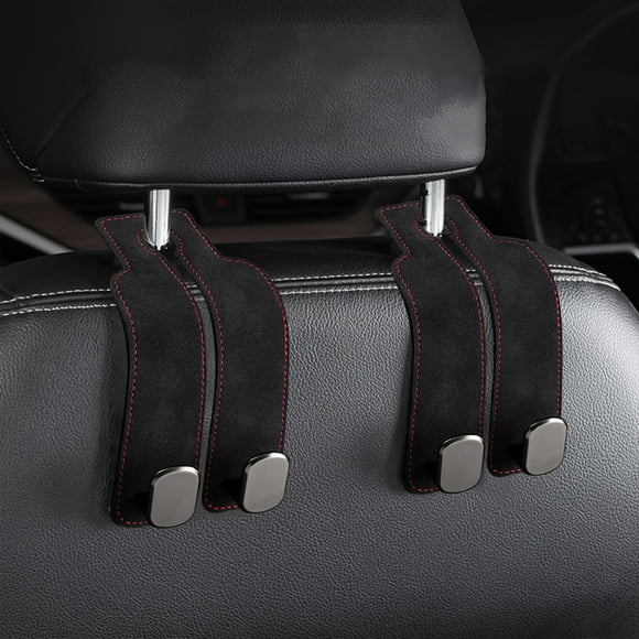 Storage Bag Organizer, Car Organizers and Storage, Leather Car Seat Headrest Hooks and Phone Car Seat Back Organizer Phone Car Headrest Hook for Wallets and Bags, Car Seat Organizer