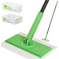 thumbnail image 1 of TRENNCHI Newly Upgraded 2-in-1 Dry & Wet Sweeper Floor Mopping and Sweeping Kit with 20PCS Sweeping Cloths and 1 Sweeper, Multi-Surface Kit for Floor Cleaning, 1 of 6
