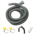thumbnail image 1 of Juego de ExtensióN Manguera DesagüE Lavadora Universal 10 Pies, Incluye Conector Soporte y Abrazaderas Mangueras Drenaje, 1 of 11