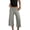 Gray, variant on Fold Over Capri Pants for Women Low Rise Wide Leg Yoga Capris Summer Cute Going Out Flowy Gaucho Pants Streetwear