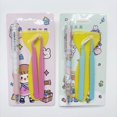thumbnail image 2 of CNKOO 2 Set Hand Account Scraper User-friendly Grip Comfortable Plastic Shovel Scraper Tweezers Scrapbooking Hand Account Tools Kit Home Supplies, 2 of 10