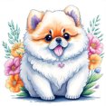 thumbnail image 1 of 5D DIY Lindo Perro Samoyedo Kit Del 30x30cm, 1 of 9