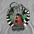 thumbnail image 2 of Beetlejuice Lydia With Worms Unisex Adult Pull-Over Hoodie,Athletic Heather, X-Large, 2 of 6