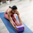 thumbnail image 2 of Gaiam Athletic Yoga 5mm Duramat - Bleu / Gris, 2 of 5