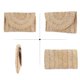 thumbnail image 3 of Straw Evening Clutch Purse Straw Crossbody Bag Summer Beach Bags For Women Straw Woven Envelope Bag Party Totes For Evening Party, 3 of 5